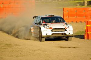 Frank Cunningham / Martin Brady Ford Fiesta on SS1.