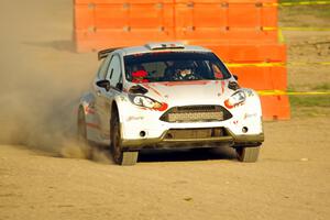 Frank Cunningham / Martin Brady Ford Fiesta on SS1.