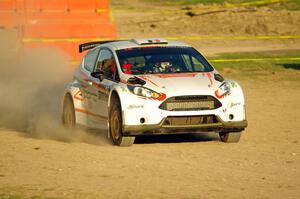 Frank Cunningham / Martin Brady Ford Fiesta on SS1.