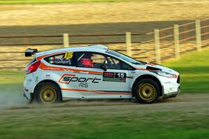 Frank Cunningham / Martin Brady Ford Fiesta on SS1.