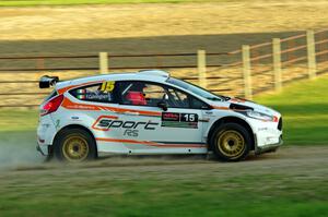 Frank Cunningham / Martin Brady Ford Fiesta on SS1.