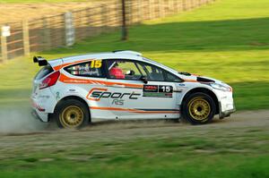 Frank Cunningham / Martin Brady Ford Fiesta on SS1.