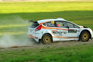 Frank Cunningham / Martin Brady Ford Fiesta on SS1.