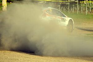 Frank Cunningham / Martin Brady Ford Fiesta on SS1.