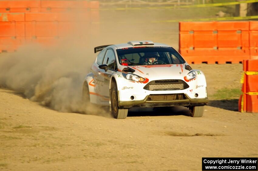 Frank Cunningham / Martin Brady Ford Fiesta on SS1.