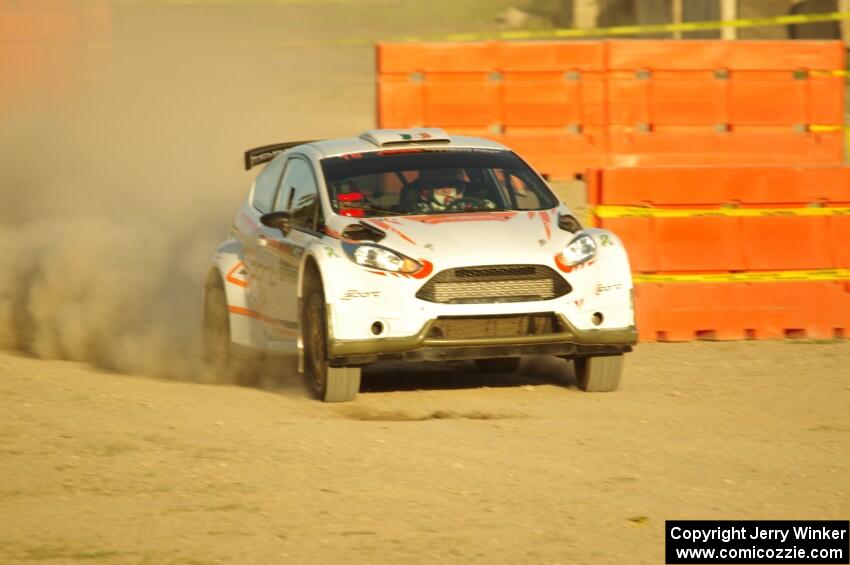 Frank Cunningham / Martin Brady Ford Fiesta on SS1.