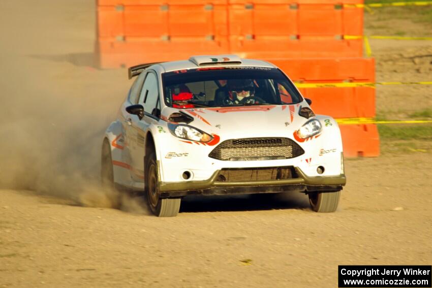 Frank Cunningham / Martin Brady Ford Fiesta on SS1.