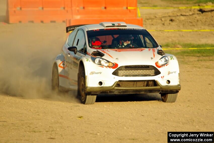 Frank Cunningham / Martin Brady Ford Fiesta on SS1.