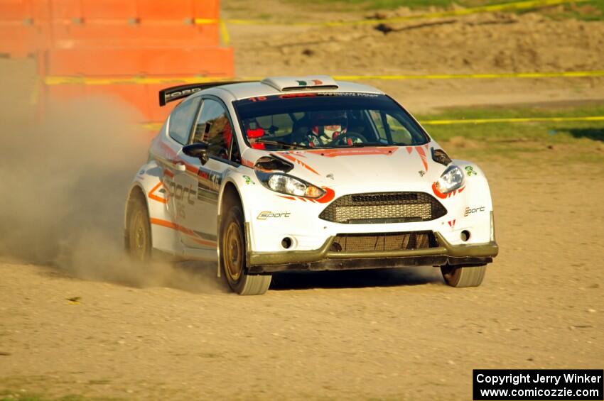 Frank Cunningham / Martin Brady Ford Fiesta on SS1.