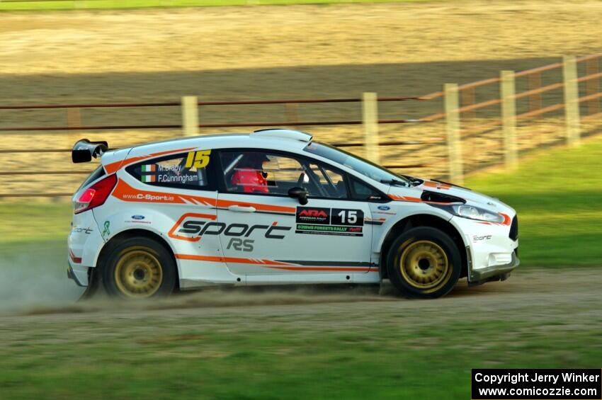 Frank Cunningham / Martin Brady Ford Fiesta on SS1.