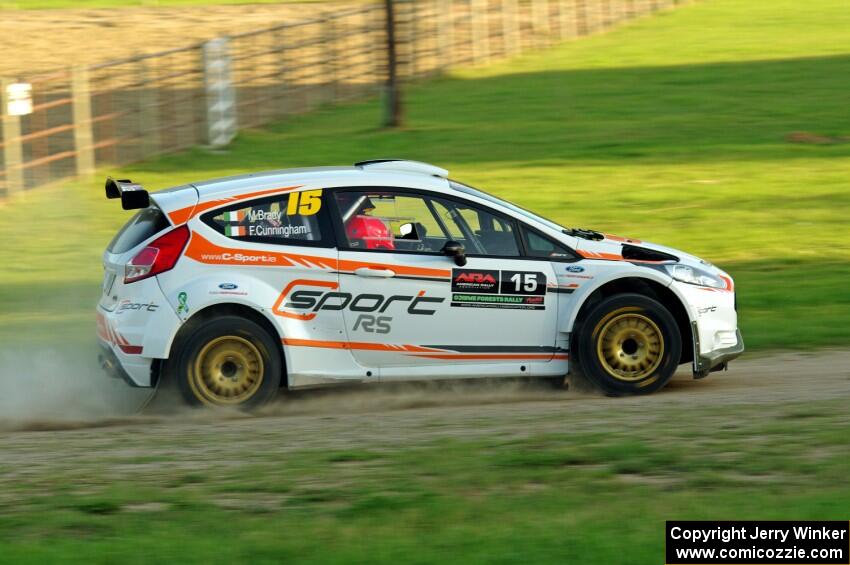 Frank Cunningham / Martin Brady Ford Fiesta on SS1.