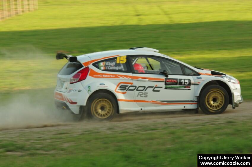 Frank Cunningham / Martin Brady Ford Fiesta on SS1.