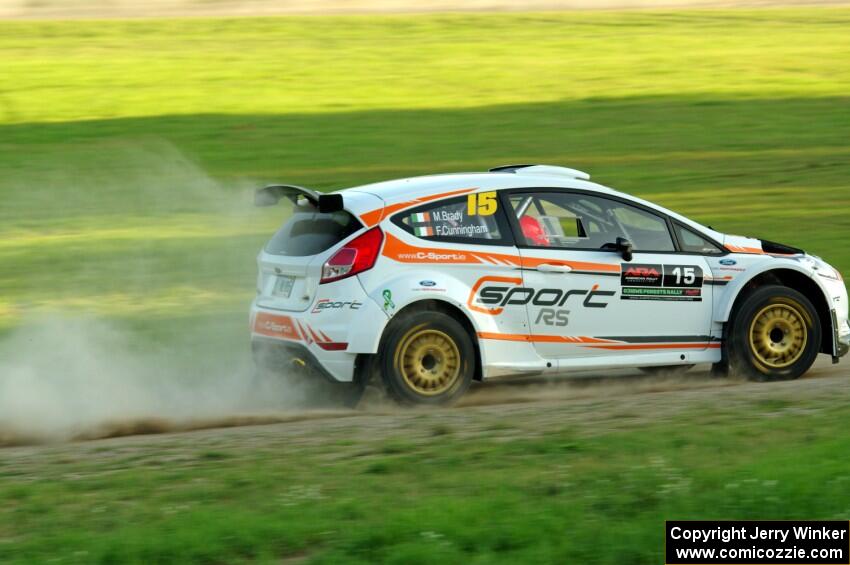 Frank Cunningham / Martin Brady Ford Fiesta on SS1.