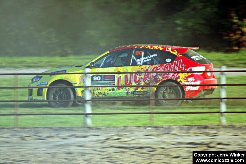 Lauchlin O'Sullivan / Scott Putnam Subaru WRX STi on SS2.