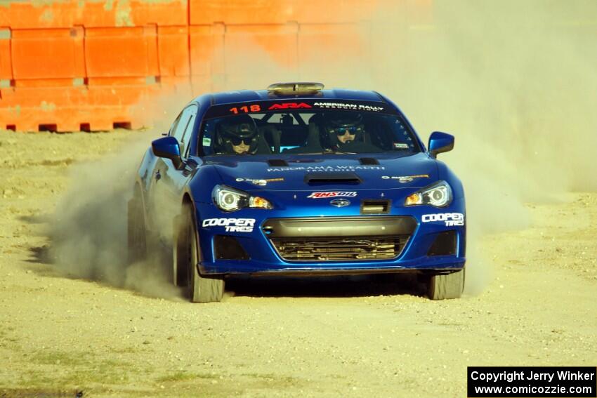 Erik Potts / Claudia Barbera-Pullen Subaru BRZ on SS1.