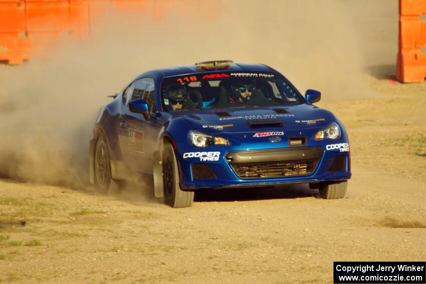 Erik Potts / Claudia Barbera-Pullen Subaru BRZ on SS1.