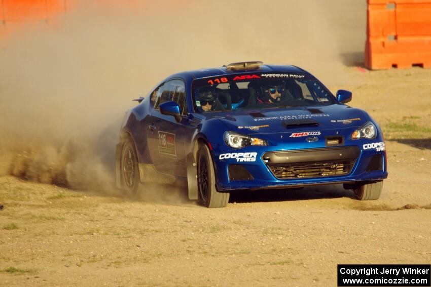 Erik Potts / Claudia Barbera-Pullen Subaru BRZ on SS1.