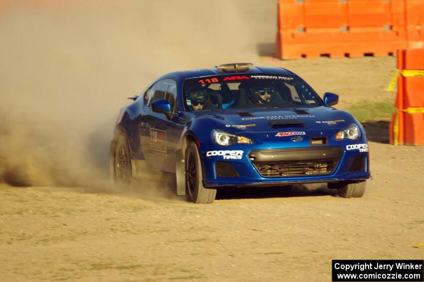 Erik Potts / Claudia Barbera-Pullen Subaru BRZ on SS1.