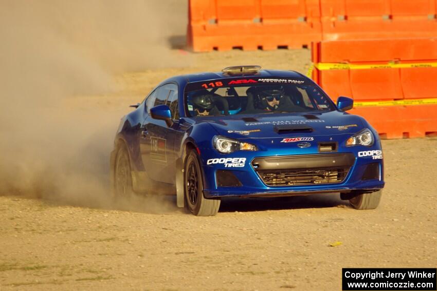 Erik Potts / Claudia Barbera-Pullen Subaru BRZ on SS1.