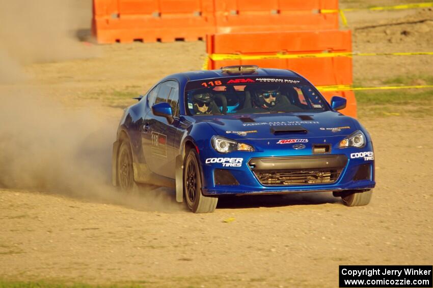 Erik Potts / Claudia Barbera-Pullen Subaru BRZ on SS1.