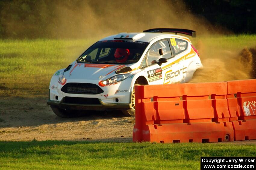 Frank Cunningham / Martin Brady Ford Fiesta on SS2.