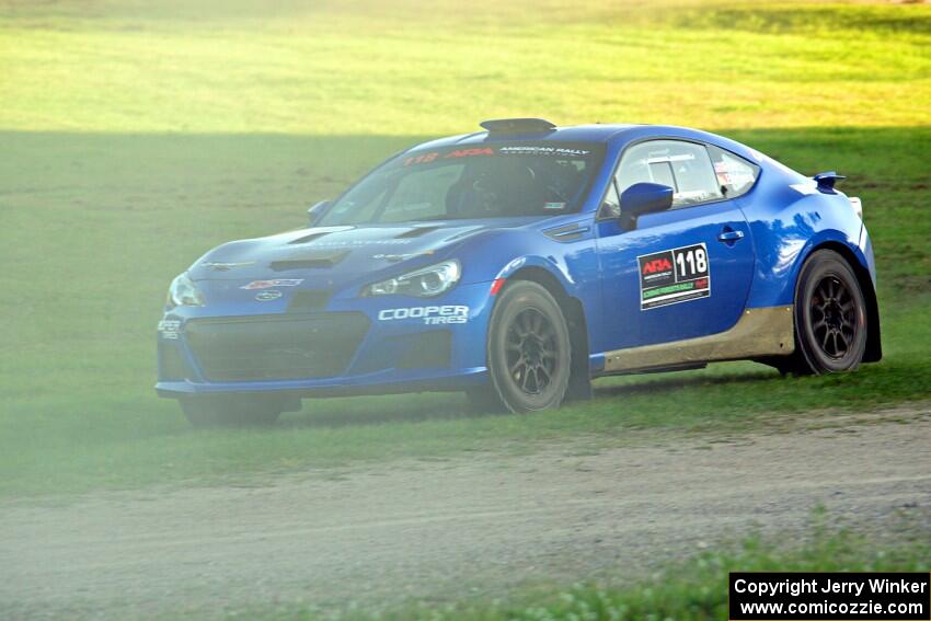 Erik Potts / Claudia Barbera-Pullen Subaru BRZ on SS1.