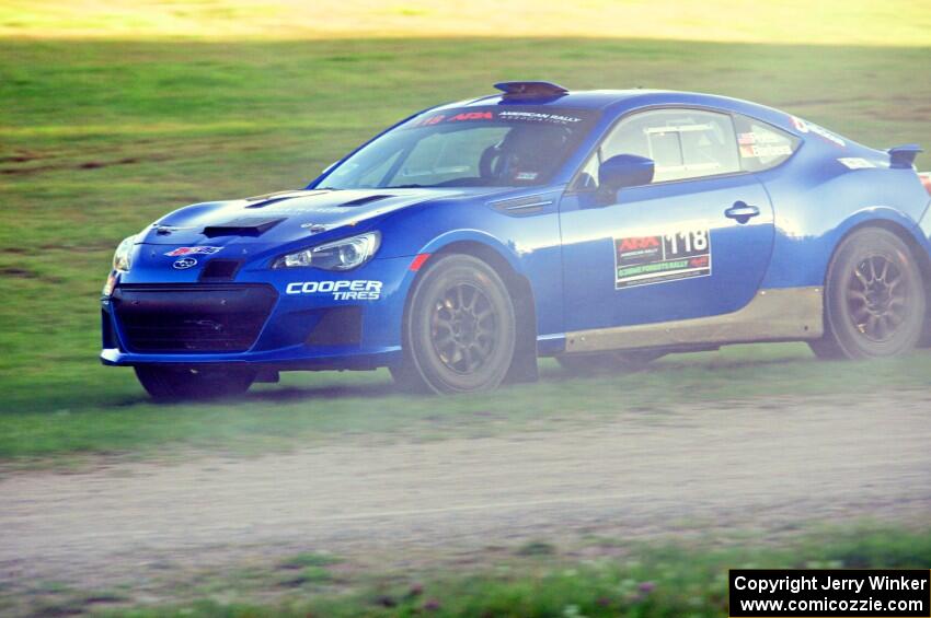 Erik Potts / Claudia Barbera-Pullen Subaru BRZ on SS1.