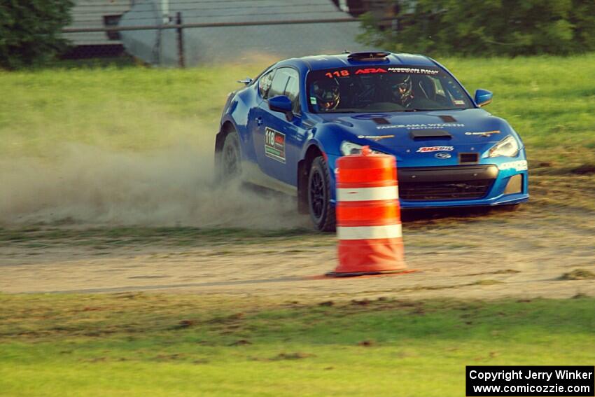 Erik Potts / Claudia Barbera-Pullen Subaru BRZ on SS2.