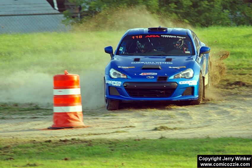 Erik Potts / Claudia Barbera-Pullen Subaru BRZ on SS2.