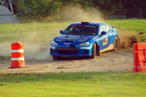 Erik Potts / Claudia Barbera-Pullen Subaru BRZ on SS2.