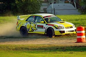 Mark Williams / Steve Harrell Subaru WRX STi on SS2.