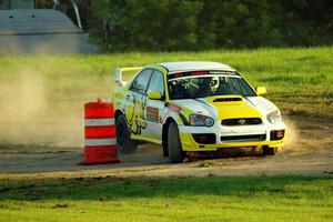 Mark Williams / Steve Harrell Subaru WRX STi on SS2.