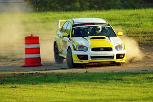 Mark Williams / Steve Harrell Subaru WRX STi on SS2.