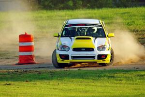 Mark Williams / Steve Harrell Subaru WRX STi on SS2.