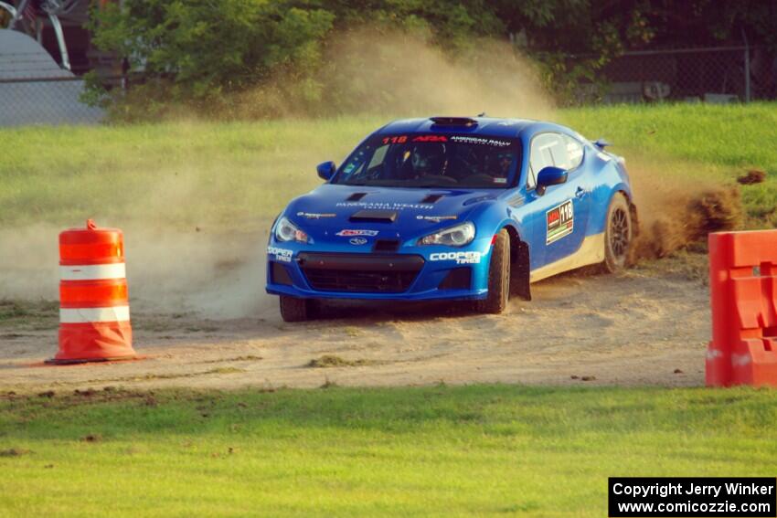 Erik Potts / Claudia Barbera-Pullen Subaru BRZ on SS2.