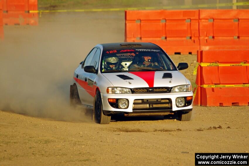 Mike Engle / Danny Norkus Subaru Impreza 2.5RS on SS1.