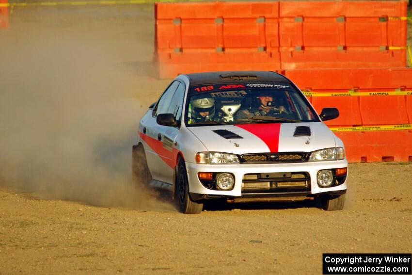 Mike Engle / Danny Norkus Subaru Impreza 2.5RS on SS1.