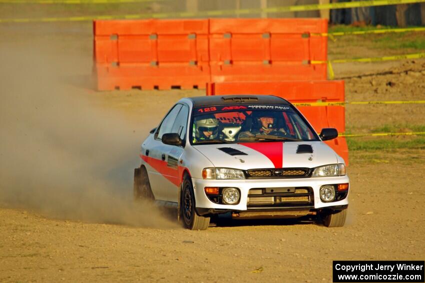 Mike Engle / Danny Norkus Subaru Impreza 2.5RS on SS1.