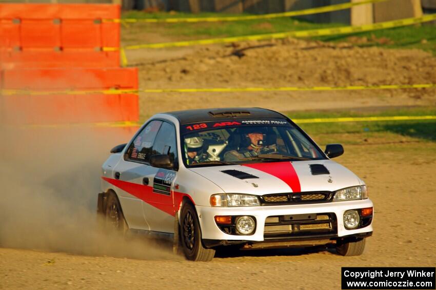 Mike Engle / Danny Norkus Subaru Impreza 2.5RS on SS1.