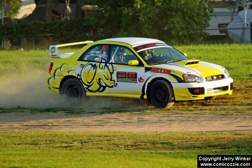 Mark Williams / Steve Harrell Subaru WRX STi on SS2.