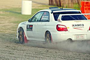 Krystian Ostrowski / Michael Szewczyk Subaru WRX STi on SS1.