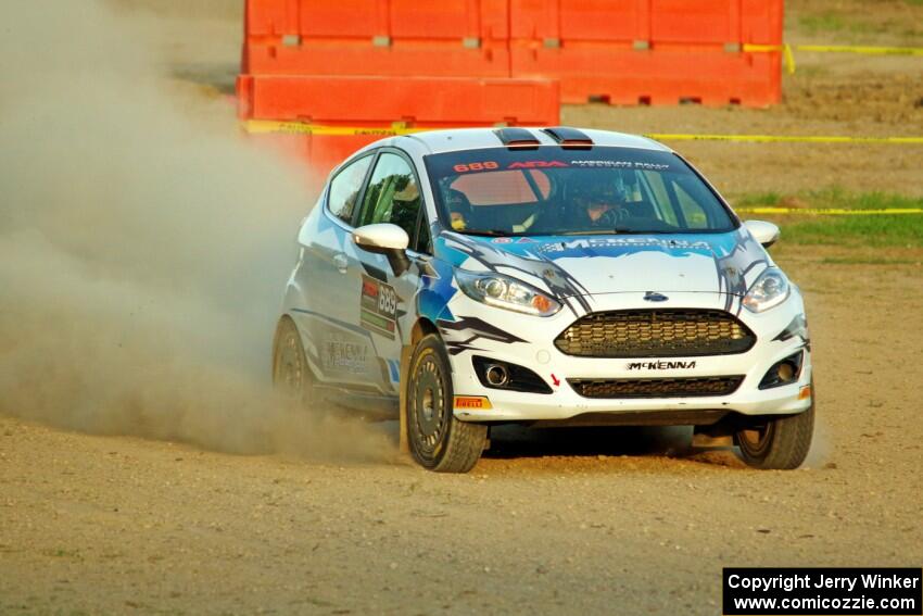 Ryan Booth / Rhianon Gelsomino Ford Fiesta R2T on SS1.