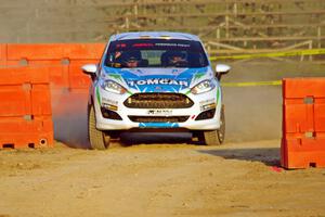 Keanna Erickson-Chang / Alex Gelsomino Ford Fiesta R1+ on SS1.