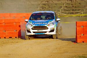 Keanna Erickson-Chang / Alex Gelsomino Ford Fiesta R1+ on SS1.