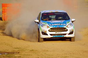 Keanna Erickson-Chang / Alex Gelsomino Ford Fiesta R1+ on SS1.