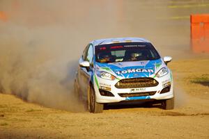 Keanna Erickson-Chang / Alex Gelsomino Ford Fiesta R1+ on SS1.