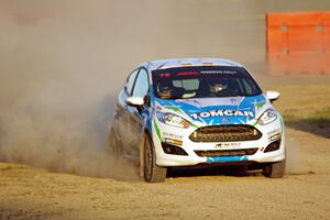 Keanna Erickson-Chang / Alex Gelsomino Ford Fiesta R1+ on SS1.