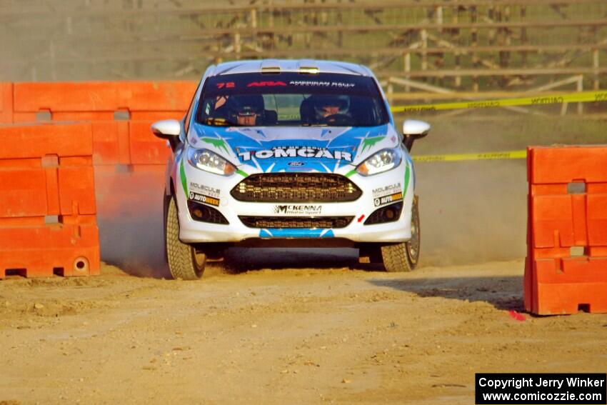 Keanna Erickson-Chang / Alex Gelsomino Ford Fiesta R1+ on SS1.