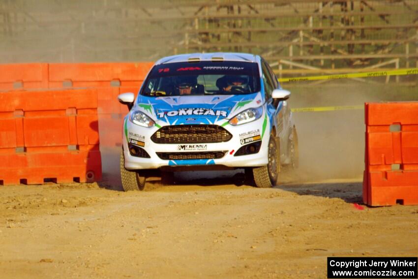 Keanna Erickson-Chang / Alex Gelsomino Ford Fiesta R1+ on SS1.