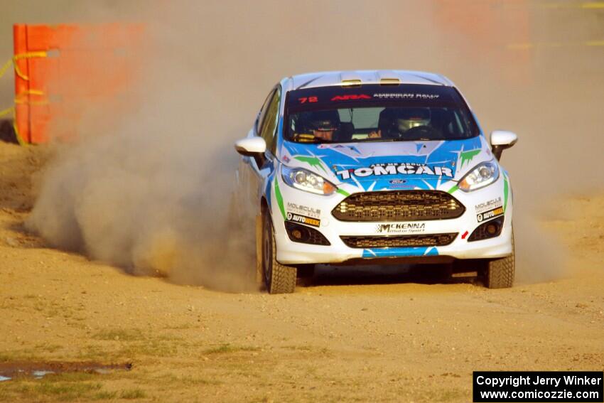 Keanna Erickson-Chang / Alex Gelsomino Ford Fiesta R1+ on SS1.